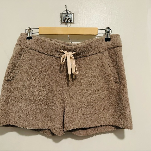 UGG Noreen Tan Shorts with Drawstring Waistband - Picture 1 of 6
